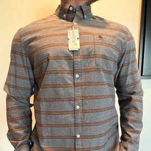 NEW - Original Peguin - Great Horiizontal Stripe - Button Down - Size XL
